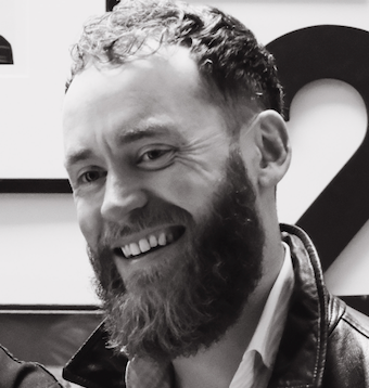 beard smiling man