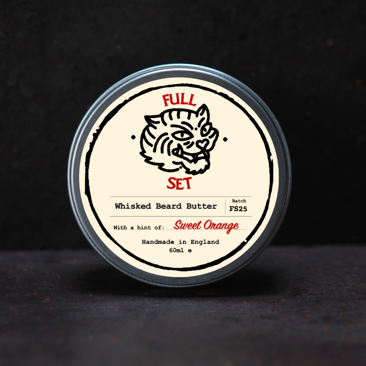 Sweet orange beard butter with shea butter front