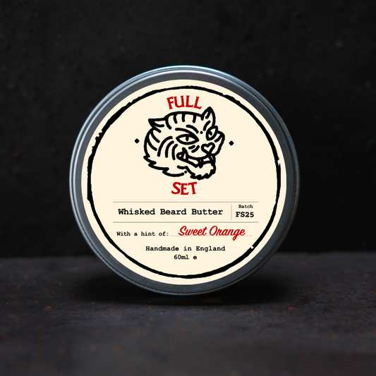 Sweet orange beard butter with shea butter front